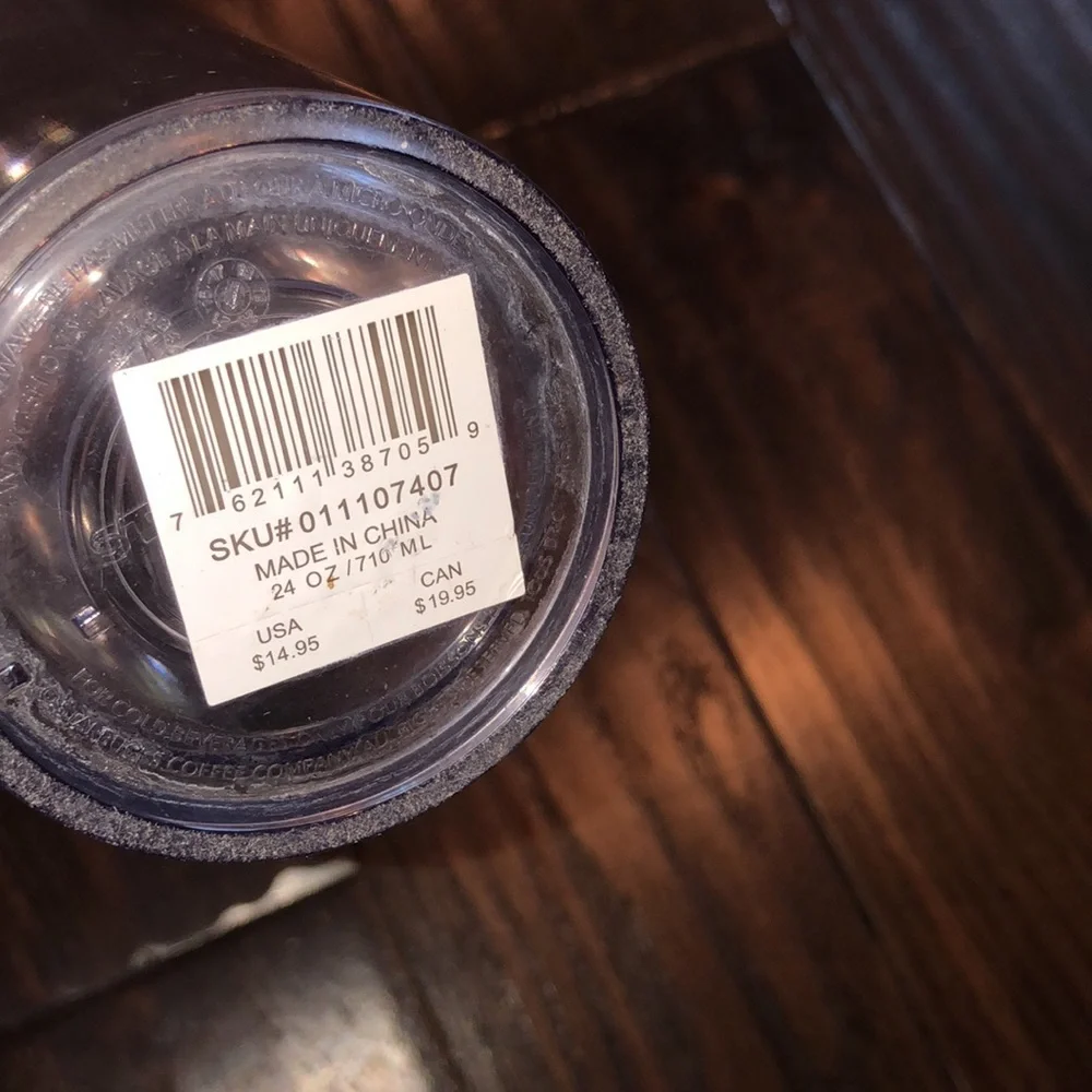 Starbucks 24 ounce venti clear tumblr